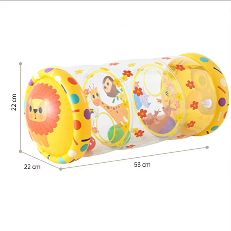 Inflatable Baby Crawling Roller Toy Rattles Games for Babies Development 6 12 Months Baby Crawling Toy Fitness Educational Toys