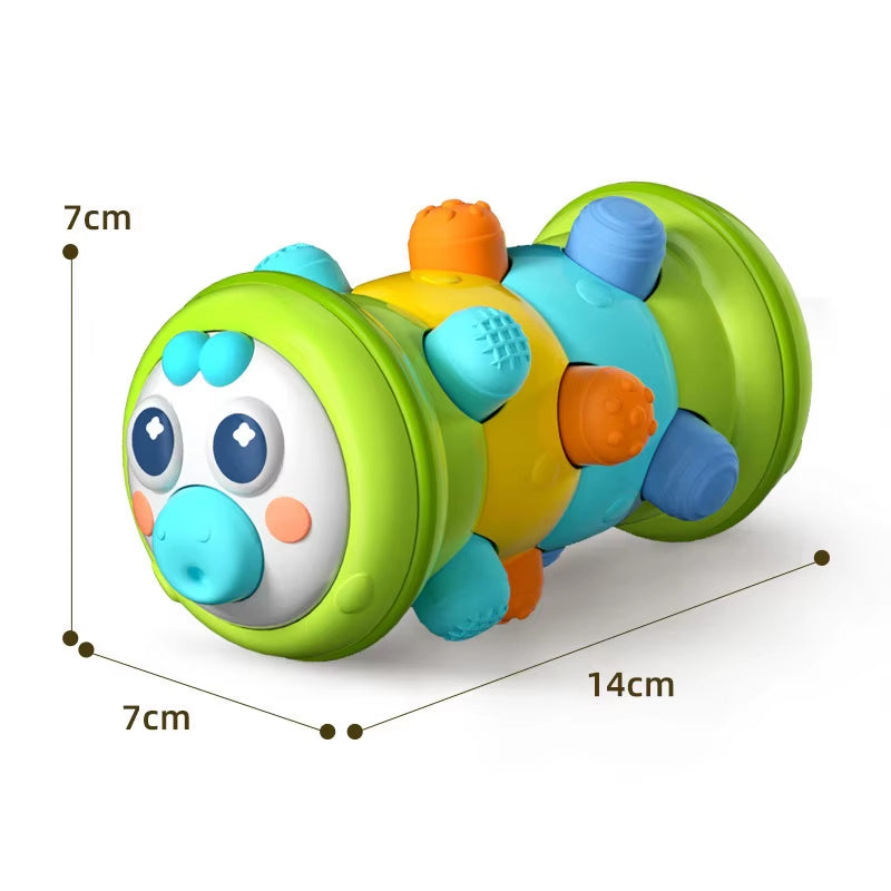 Inflatable Baby Crawling Roller Toy Rattles Games for Babies Development 6 12 Months Baby Crawling Toy Fitness Educational Toys