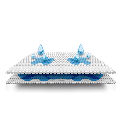 20Pcs Disposable Diaper Pad Baby Nursing Pad Water Absorption Changing Mat Breathable Nappy for Adults Cloth Blue Elderly Baby