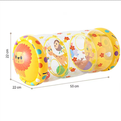 Inflatable Baby Crawling Roller Toy Rattles Games for Babies Development 6 12 Months Baby Crawling Toy Fitness Educational Toys