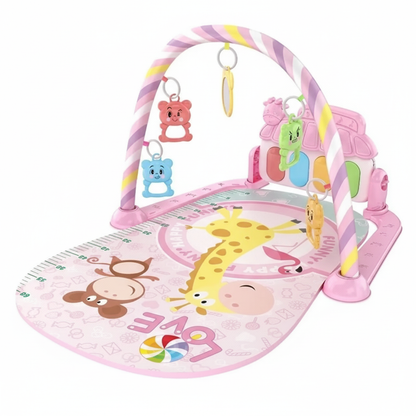 Baby Fitness Stand Music Play Gym Activity Toys Newborn Piano Crawling Blanket Pedal Game Pad Early Education 0-36 Months Gifts