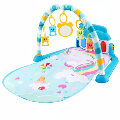 Baby Fitness Stand Music Play Gym Activity Toys Newborn Piano Crawling Blanket Pedal Game Pad Early Education 0-36 Months Gifts