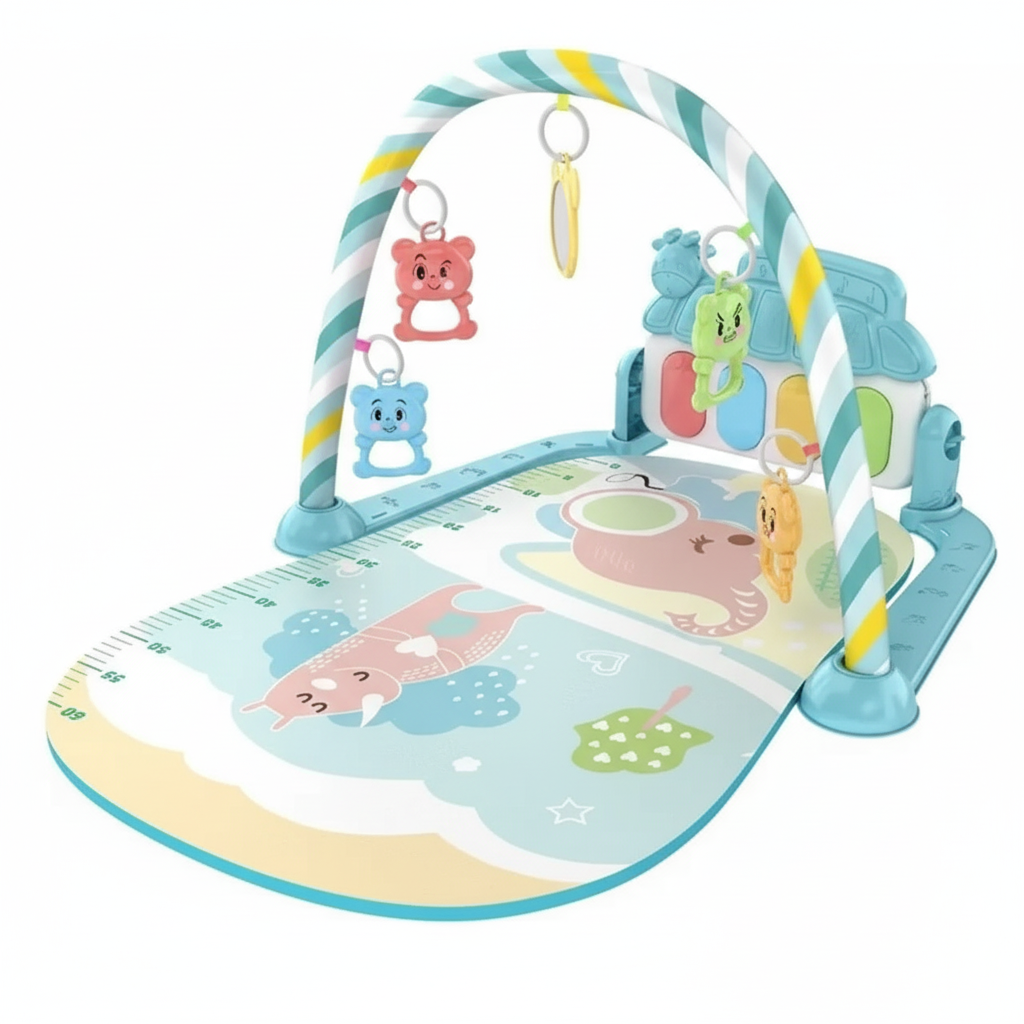 Baby Fitness Stand Music Play Gym Activity Toys Newborn Piano Crawling Blanket Pedal Game Pad Early Education 0-36 Months Gifts