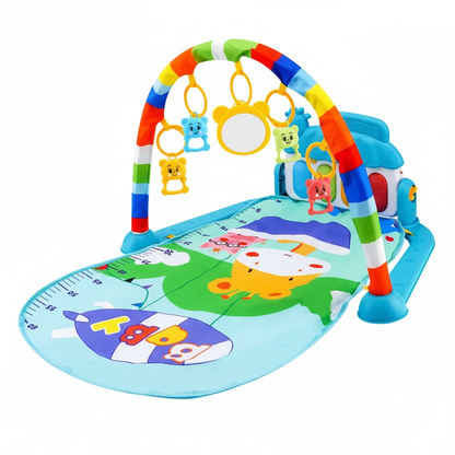 Baby Fitness Stand Music Play Gym Activity Toys Newborn Piano Crawling Blanket Pedal Game Pad Early Education 0-36 Months Gifts