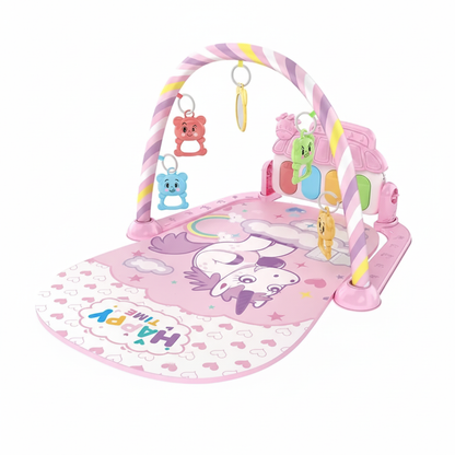 Baby Fitness Stand Music Play Gym Activity Toys Newborn Piano Crawling Blanket Pedal Game Pad Early Education 0-36 Months Gifts