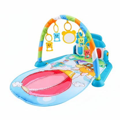 Baby Fitness Stand Music Play Gym Activity Toys Newborn Piano Crawling Blanket Pedal Game Pad Early Education 0-36 Months Gifts