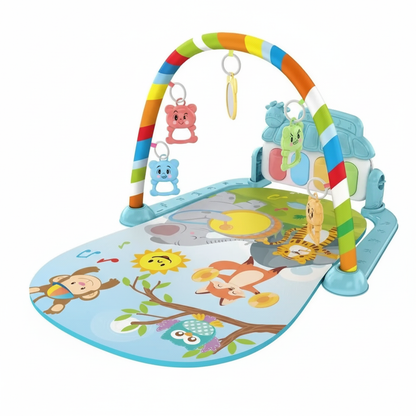 Baby Fitness Stand Music Play Gym Activity Toys Newborn Piano Crawling Blanket Pedal Game Pad Early Education 0-36 Months Gifts