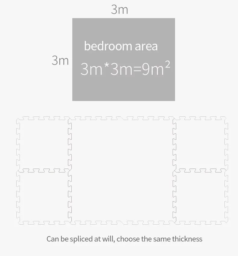 8-16PCS Baby Play Mats EVA Foam Puzzle Mat Children Room Activities Mat for Baby Interlock Floor Carpet 30*30CM