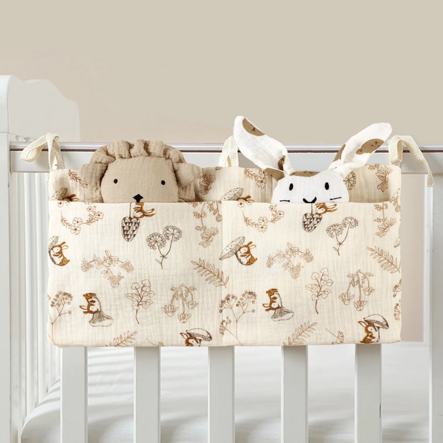 The Dual-Pocket Crib & Stroller Storage Caddy