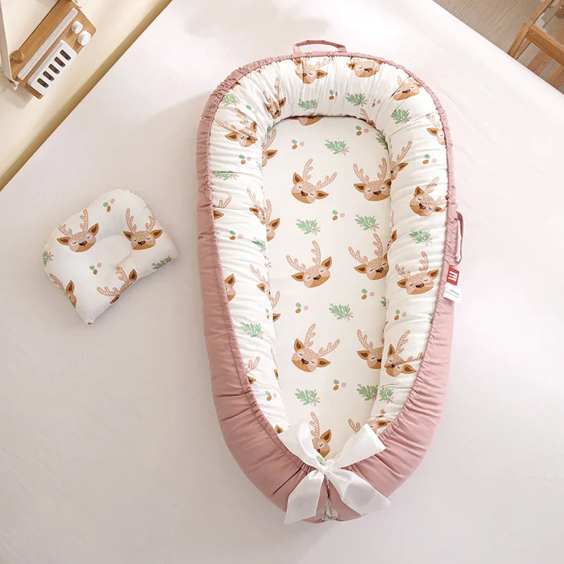 The Perfect In-Bed Co-Sleeper & Portable Baby Lounger