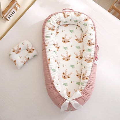 The Perfect In-Bed Co-Sleeper & Portable Baby Lounger