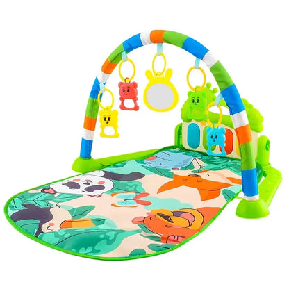 Interactive Play Arch with Soft Floor Mat