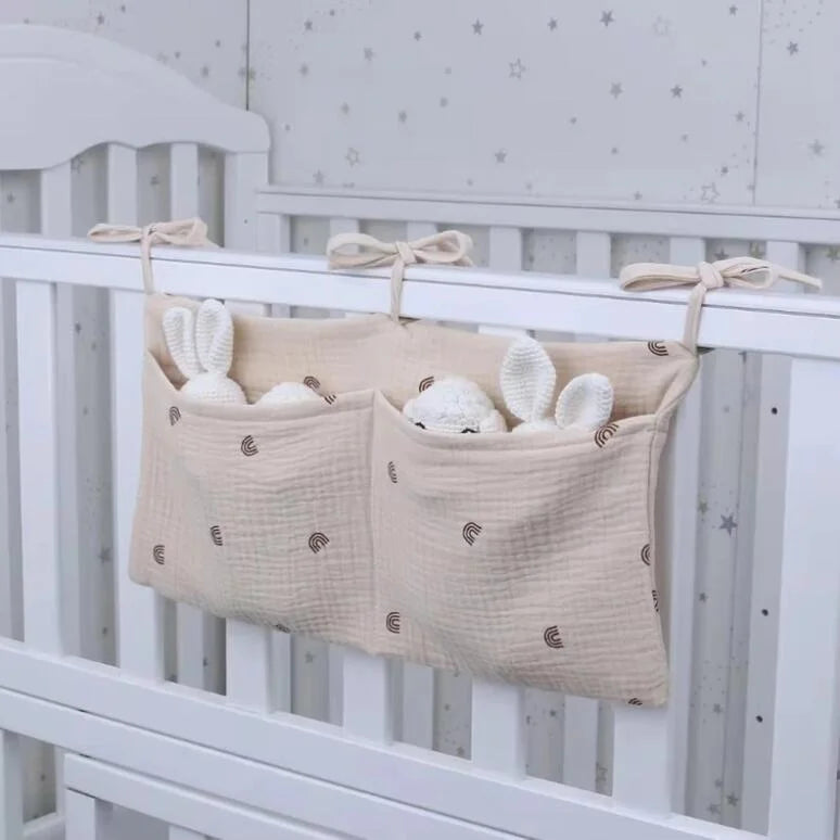 The Dual-Pocket Crib & Stroller Storage Caddy