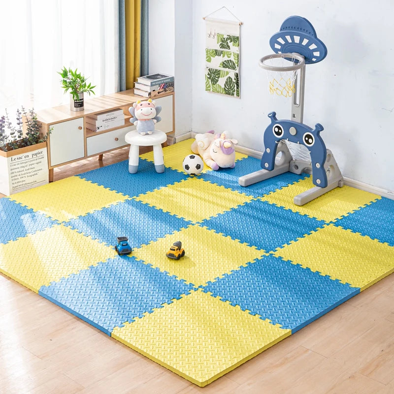 Create a Soft & Safe Play Area Interlocking Foam Floor Mats