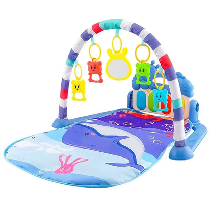 Interactive Play Arch with Soft Floor Mat