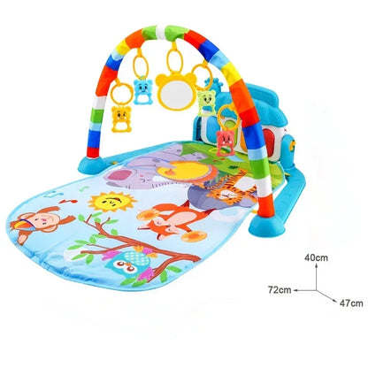Interactive Play Arch with Soft Floor Mat