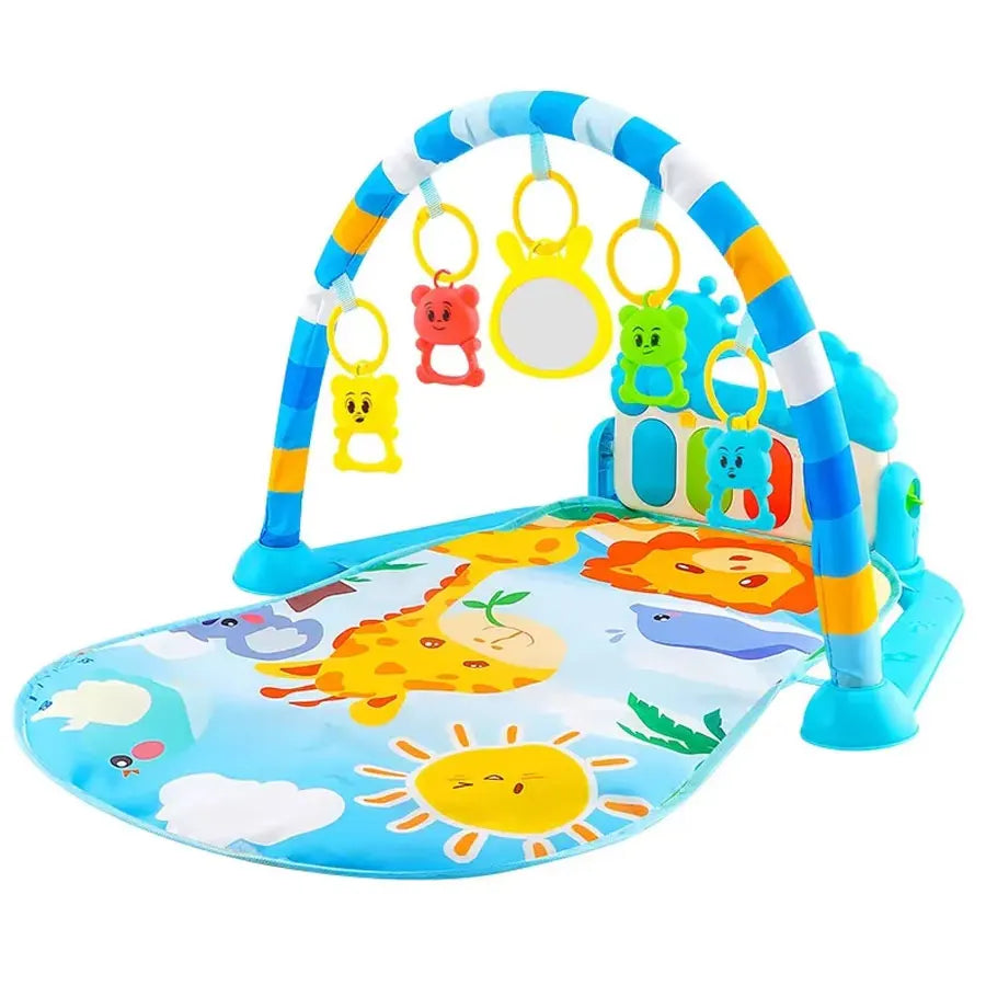 Interactive Play Arch with Soft Floor Mat