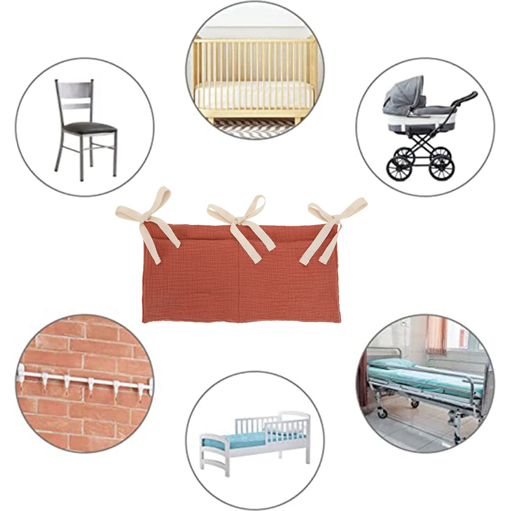 The Dual-Pocket Crib & Stroller Storage Caddy