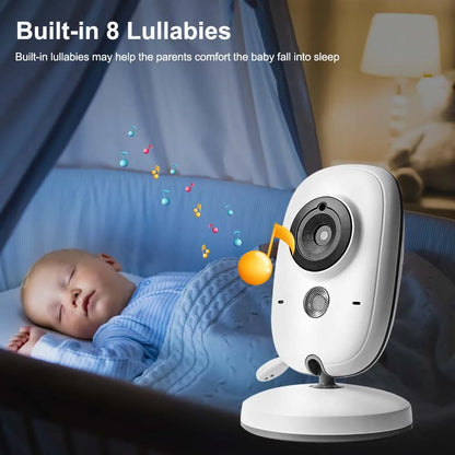 Check on Baby Day or Night: 3.5 Video Monitor with Temperature Sensor