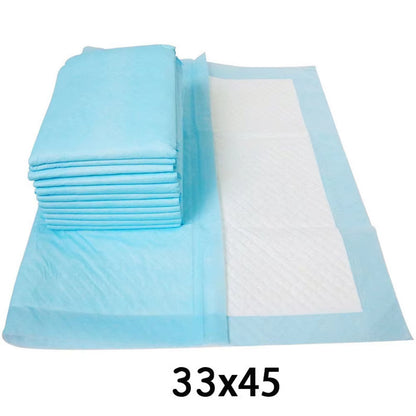 20Pcs Disposable Diaper Pad Baby Nursing Pad Water Absorption Changing Mat Breathable Nappy for Adults Cloth Blue Elderly Baby
